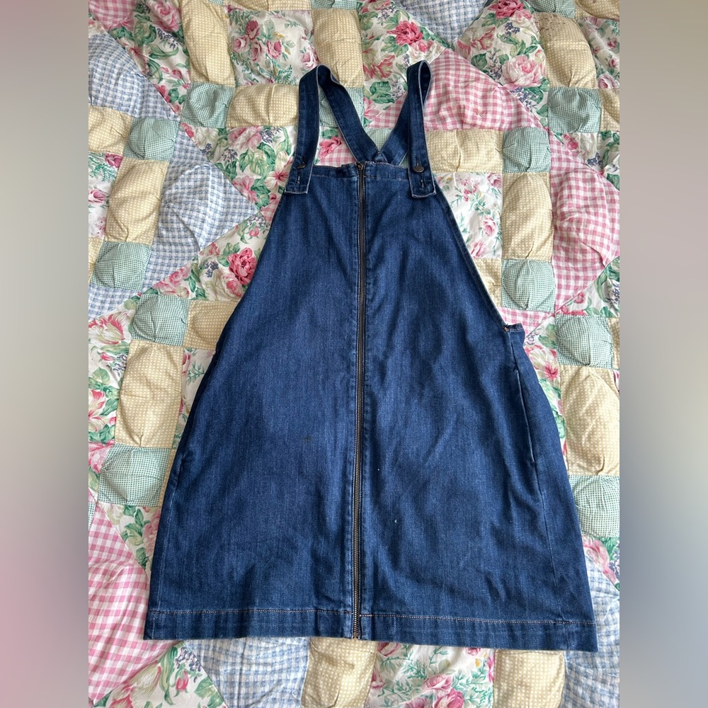 Denim Overall Dress